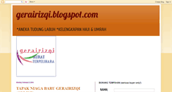 Desktop Screenshot of gerairizqi.blogspot.com