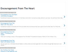 Tablet Screenshot of encouragementfromtheheart.blogspot.com