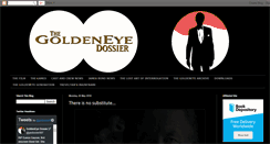 Desktop Screenshot of goldeneyedossier.blogspot.com