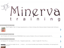 Tablet Screenshot of minervatraining.blogspot.com