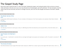 Tablet Screenshot of gospelstudy.blogspot.com
