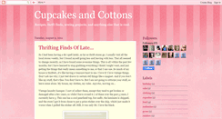 Desktop Screenshot of cupcakesandcottons.blogspot.com