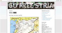 Desktop Screenshot of gofreesyria.blogspot.com