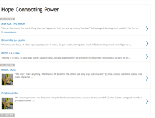 Tablet Screenshot of hopeconnectingpower.blogspot.com