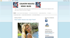 Desktop Screenshot of countryroutesnews.blogspot.com