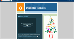 Desktop Screenshot of creatividadinnovada.blogspot.com