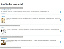 Tablet Screenshot of creatividadinnovada.blogspot.com