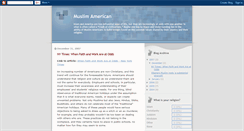 Desktop Screenshot of muslim-american.blogspot.com