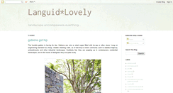 Desktop Screenshot of languidlovely.blogspot.com