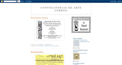 Desktop Screenshot of convocatoriasdeartecorreo.blogspot.com