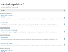 Tablet Screenshot of edebiyatozgurluktur.blogspot.com