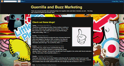 Desktop Screenshot of guerillaandbuzzmarketing.blogspot.com