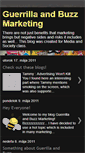 Mobile Screenshot of guerillaandbuzzmarketing.blogspot.com
