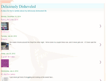 Tablet Screenshot of deliciouslydisheveled.blogspot.com