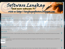 Tablet Screenshot of lengkapsoftware.blogspot.com