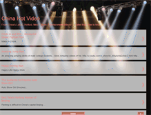 Tablet Screenshot of chinahotvideo.blogspot.com
