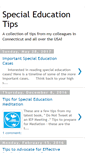 Mobile Screenshot of ctspecialedtips.blogspot.com