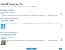 Tablet Screenshot of ctspecialedtips.blogspot.com