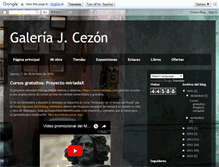 Tablet Screenshot of galeriajcezon.blogspot.com