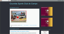 Desktop Screenshot of courelassports.blogspot.com