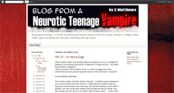 Desktop Screenshot of neuroticteenagevampire.blogspot.com