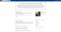 Desktop Screenshot of languagelibraryatoxford.blogspot.com