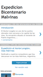 Mobile Screenshot of expedicionbicentenariomalvinas.blogspot.com