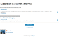 Tablet Screenshot of expedicionbicentenariomalvinas.blogspot.com