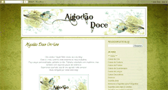 Desktop Screenshot of algodaodoce-online.blogspot.com