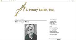 Desktop Screenshot of jhenrysalon.blogspot.com