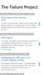 Mobile Screenshot of failure-project.blogspot.com