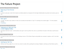 Tablet Screenshot of failure-project.blogspot.com