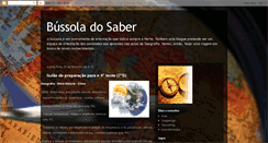 Desktop Screenshot of bussoladosaber.blogspot.com
