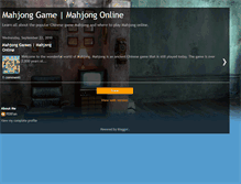 Tablet Screenshot of mahjong-games-online.blogspot.com