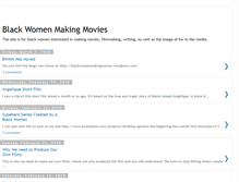 Tablet Screenshot of blackwomenmakingmovies.blogspot.com