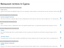 Tablet Screenshot of cyprusrestaurantreview.blogspot.com