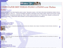 Tablet Screenshot of comofazerbijuterias.blogspot.com