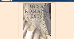 Desktop Screenshot of ginaromanodesign.blogspot.com