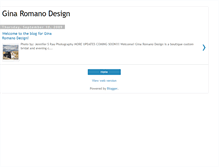 Tablet Screenshot of ginaromanodesign.blogspot.com