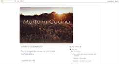 Desktop Screenshot of cucinaconmarta.blogspot.com