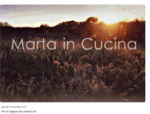 Tablet Screenshot of cucinaconmarta.blogspot.com