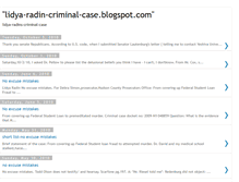 Tablet Screenshot of lidya-radins-criminal-case.blogspot.com