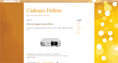 Desktop Screenshot of cadeauxhelene.blogspot.com