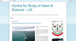 Desktop Screenshot of islamandscienceuk.blogspot.com