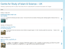 Tablet Screenshot of islamandscienceuk.blogspot.com