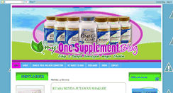 Desktop Screenshot of onesupplement.blogspot.com