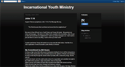 Desktop Screenshot of incarnationalyouthministry.blogspot.com