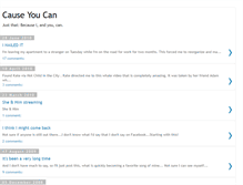 Tablet Screenshot of causeyoucan.blogspot.com