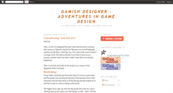 Desktop Screenshot of gamishdesigner.blogspot.com