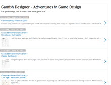 Tablet Screenshot of gamishdesigner.blogspot.com